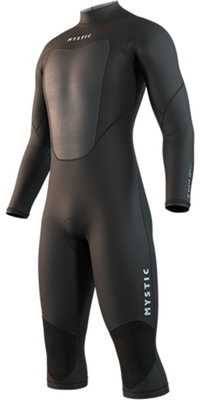 2026 Mystic Mens Brand 3/2mm Long Arm Short Leg Back Zip Wetsuit 35000.250032 - Black